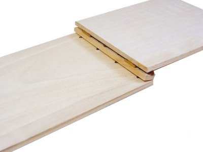 画像3: 【木製メニューブック】　綴じ紐タイプ（A4,B5横型）：桐仕様（透明塗装）