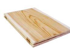 画像2: 【木製メニューブック】ちょう番見開きタイプ（A4,B5縦型）：杉板仕様 (2)