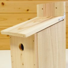 画像13: 【野鳥用巣箱】バードハウスB（上ふたタイプ）巣箱(完成品 無塗装) (13)