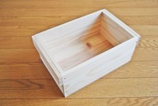 画像8: 【りんご箱】りんご木箱でシンプルに見せる収納 杉 新品 什器 収納BOX ディスプレイ マルシェボックス 木製 国産 杉 (8)